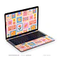 Skin Adhesivo para Macbook Flowers Stamp - Miniatura 3