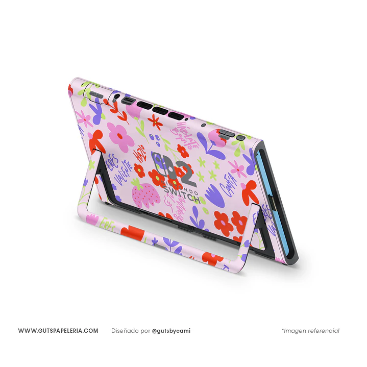 Skin Nintendo Switch Florece 2