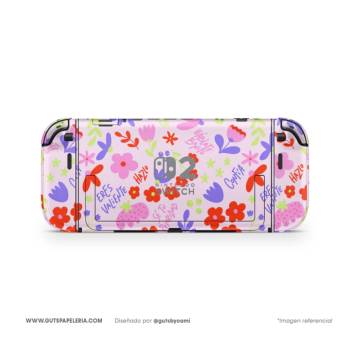 Skin Nintendo Switch Florece 3