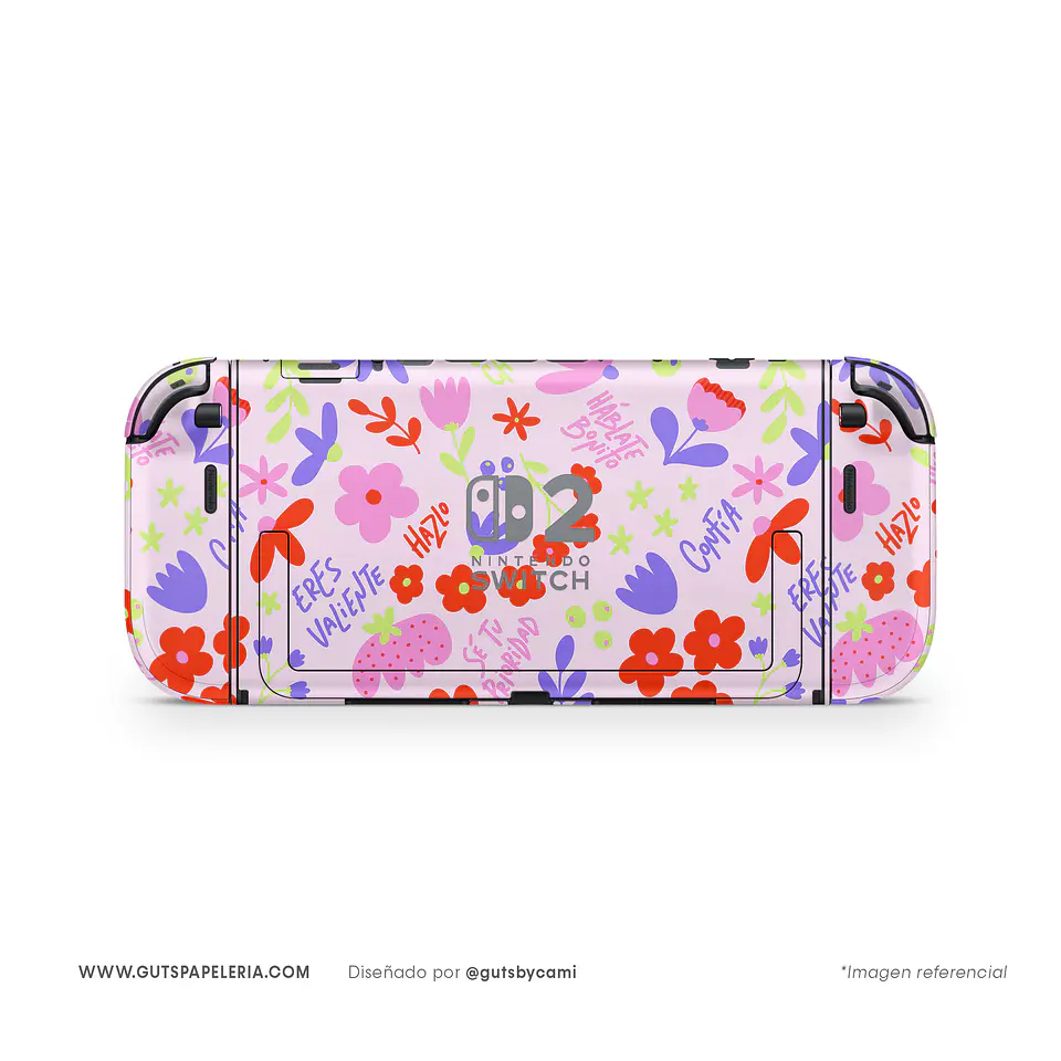 Skin Nintendo Switch Florece 3