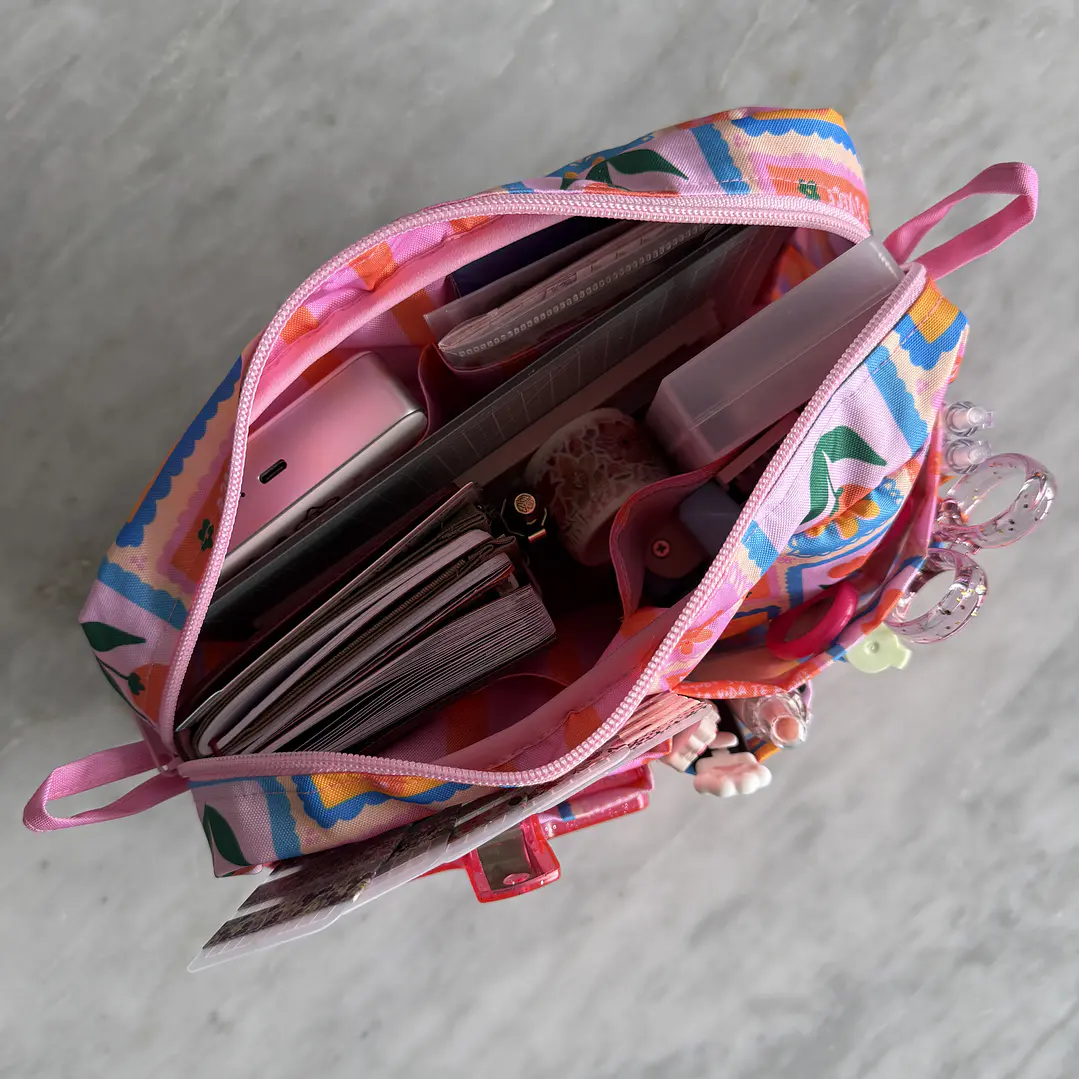 PREVENTA - Journal Pouch Flowers Stamp 3
