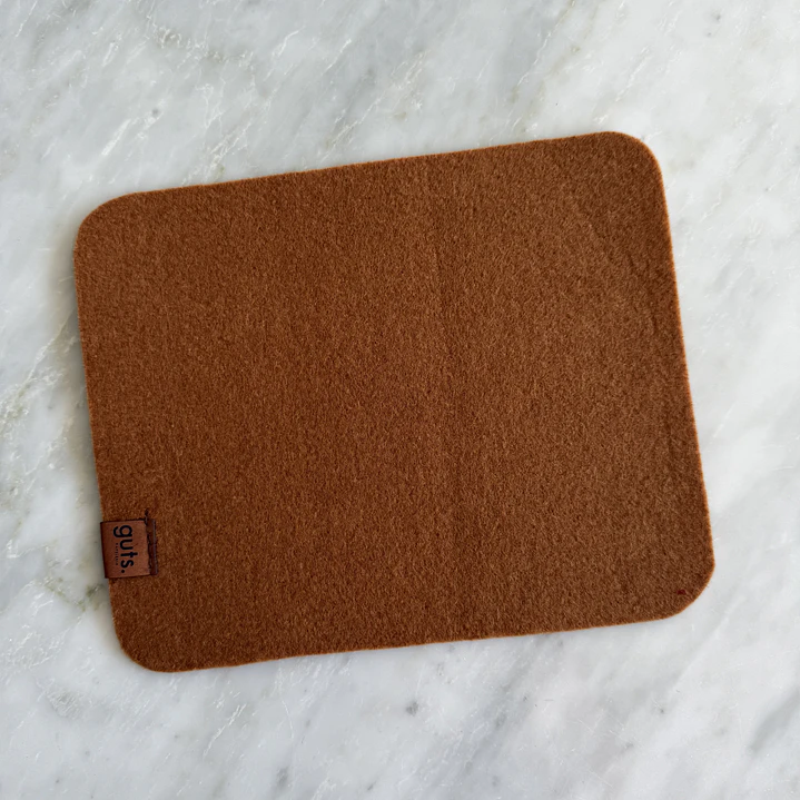 BODEGA - Mousepad fieltro 17x21 camel 1