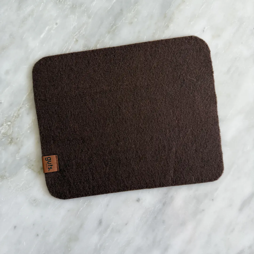 BODEGA - Mousepad fieltro 17x21 café 1