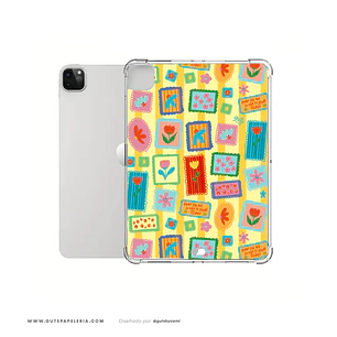 Carcasa iPad Transparente Garden Club