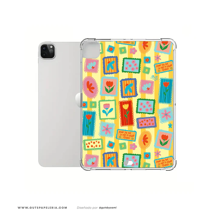 Carcasa iPad Transparente Garden Club 1
