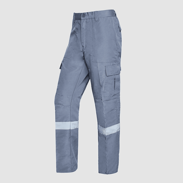  Pantalón cargo poplin C/Reflectante