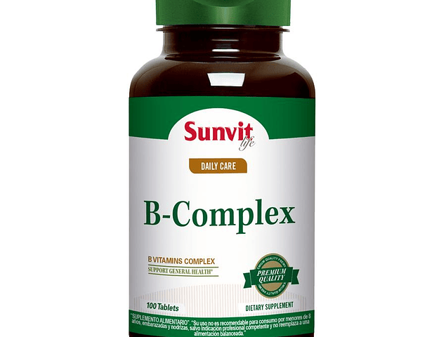 Complejo Vitaminico B 100 cápsulas