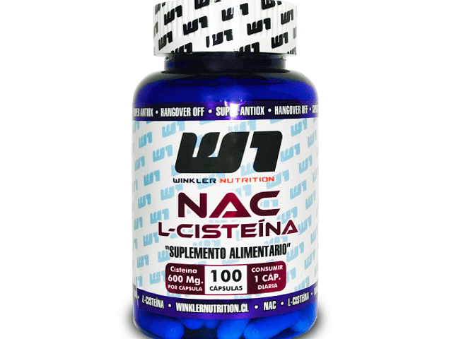 NAC L Cisteína (N Acetyl Cysteine) 600mg 100 Cáps.