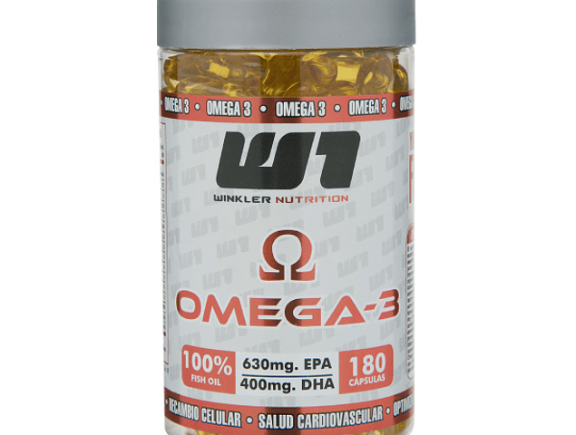 Omega 3 180 Cápsulas 60 Porciones