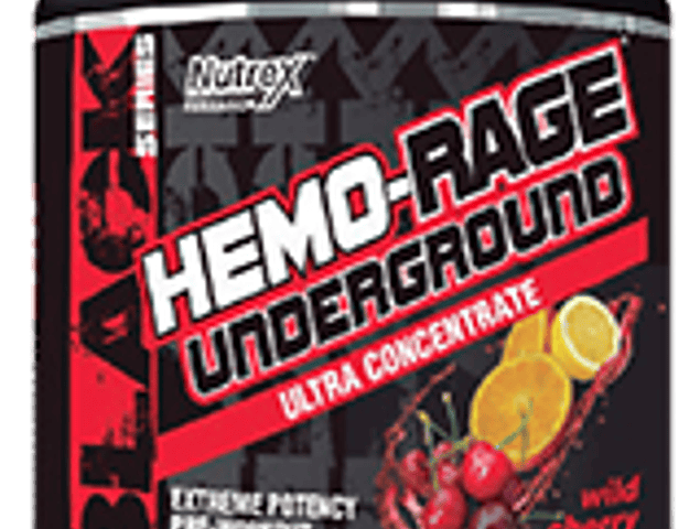 Hemo Rage Underground Nutrex | 30 Servicios