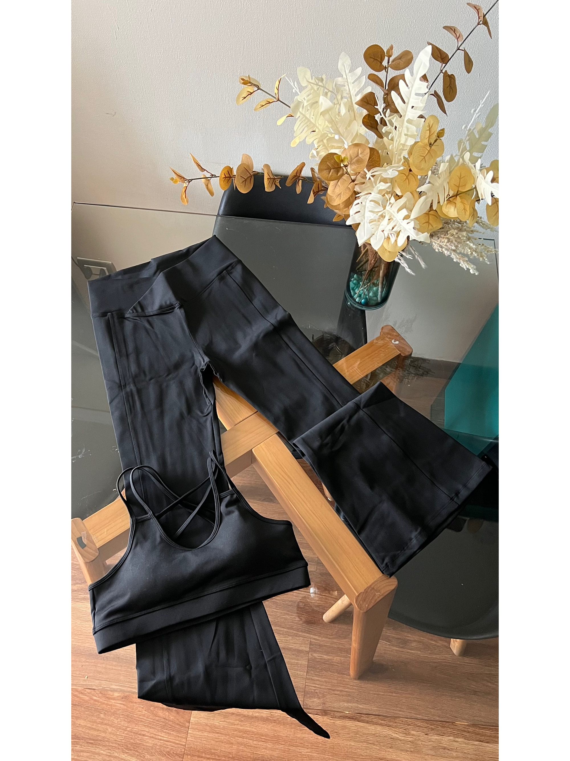 Calza flare pretina cruzada standard  7