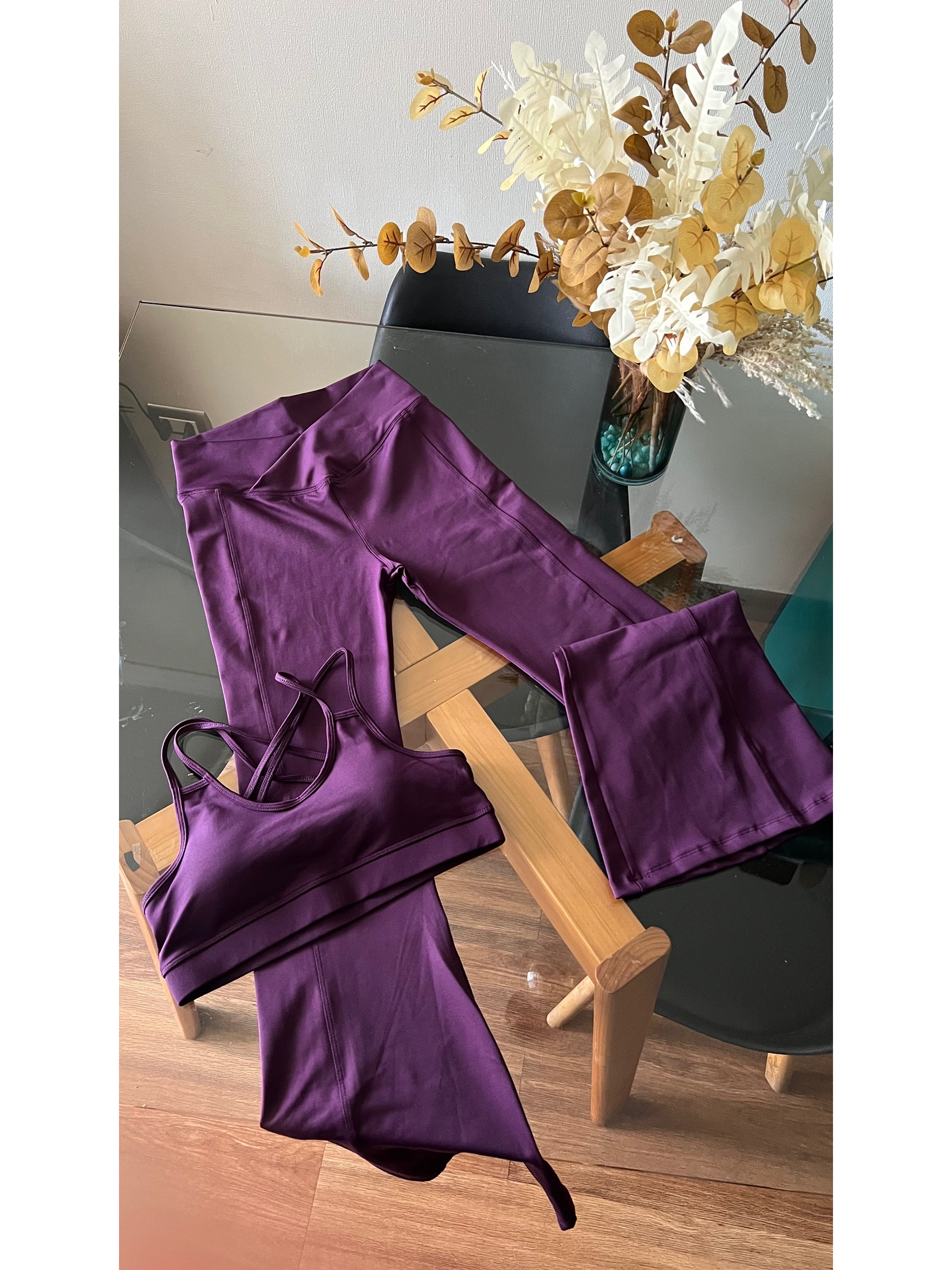 Calza flare pretina cruzada standard  8