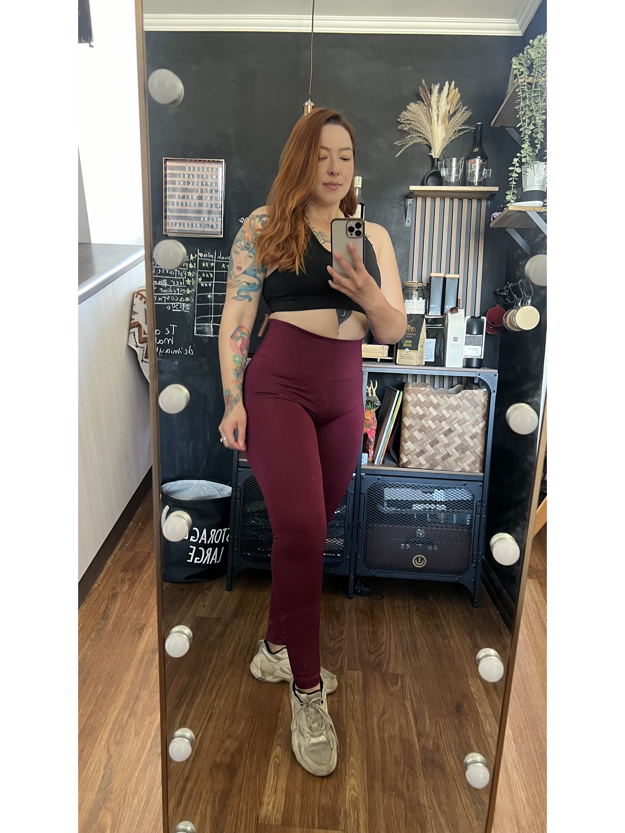 Calza lisa triple corte corazón y sin costura delantera 2