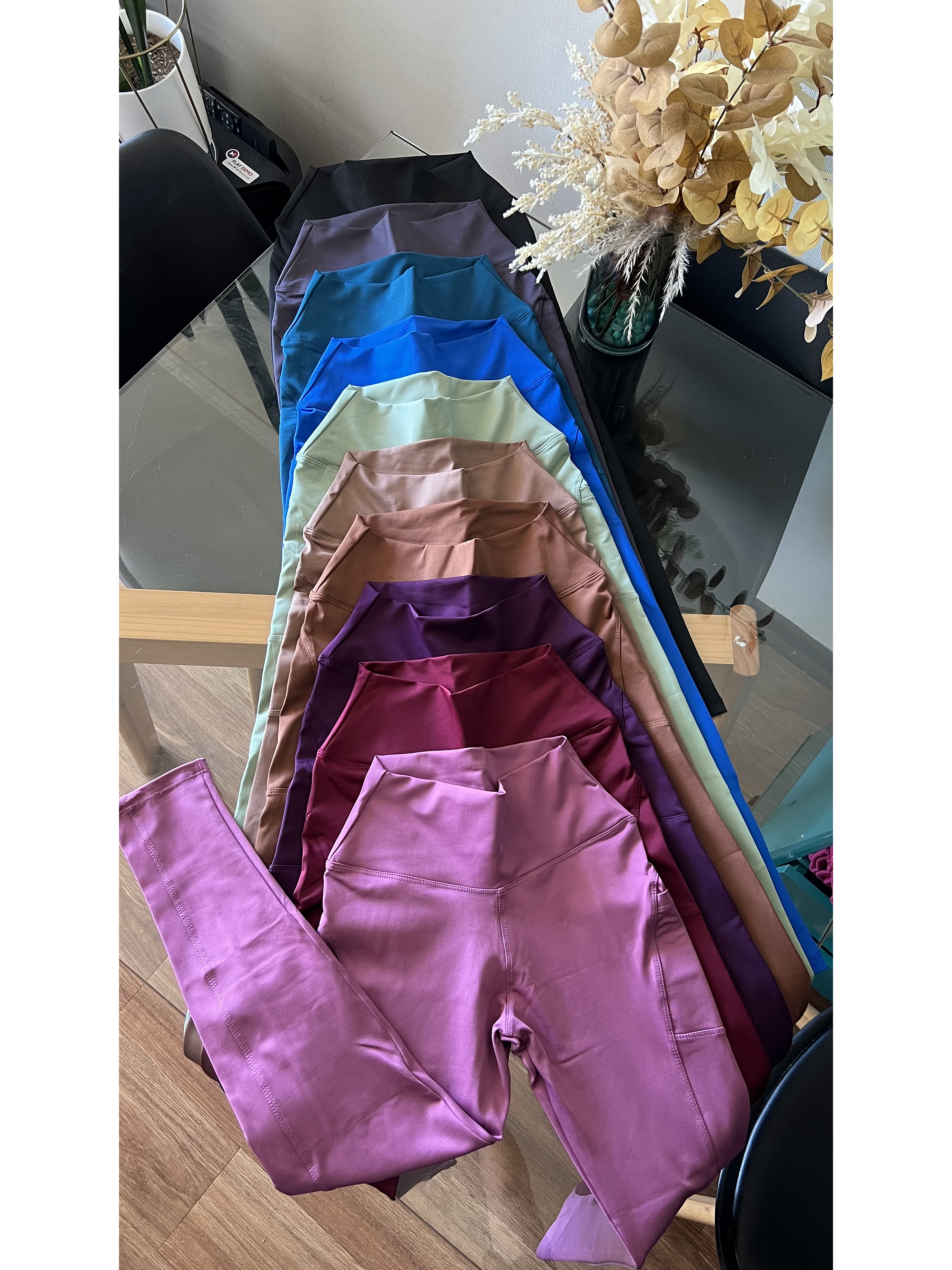 Calza con bolsillo pretina fajera 6