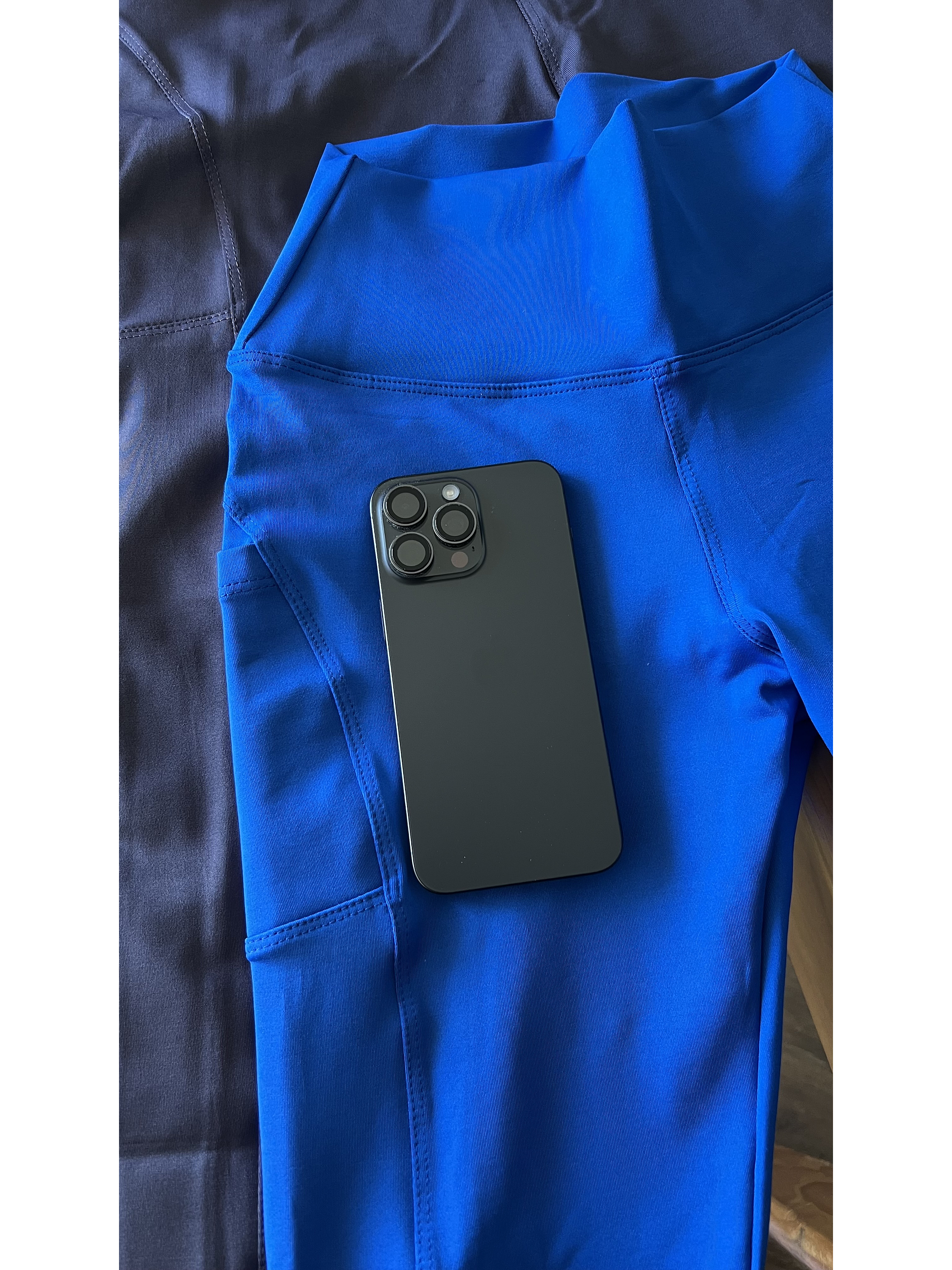 Calza con bolsillo pretina fajera 7