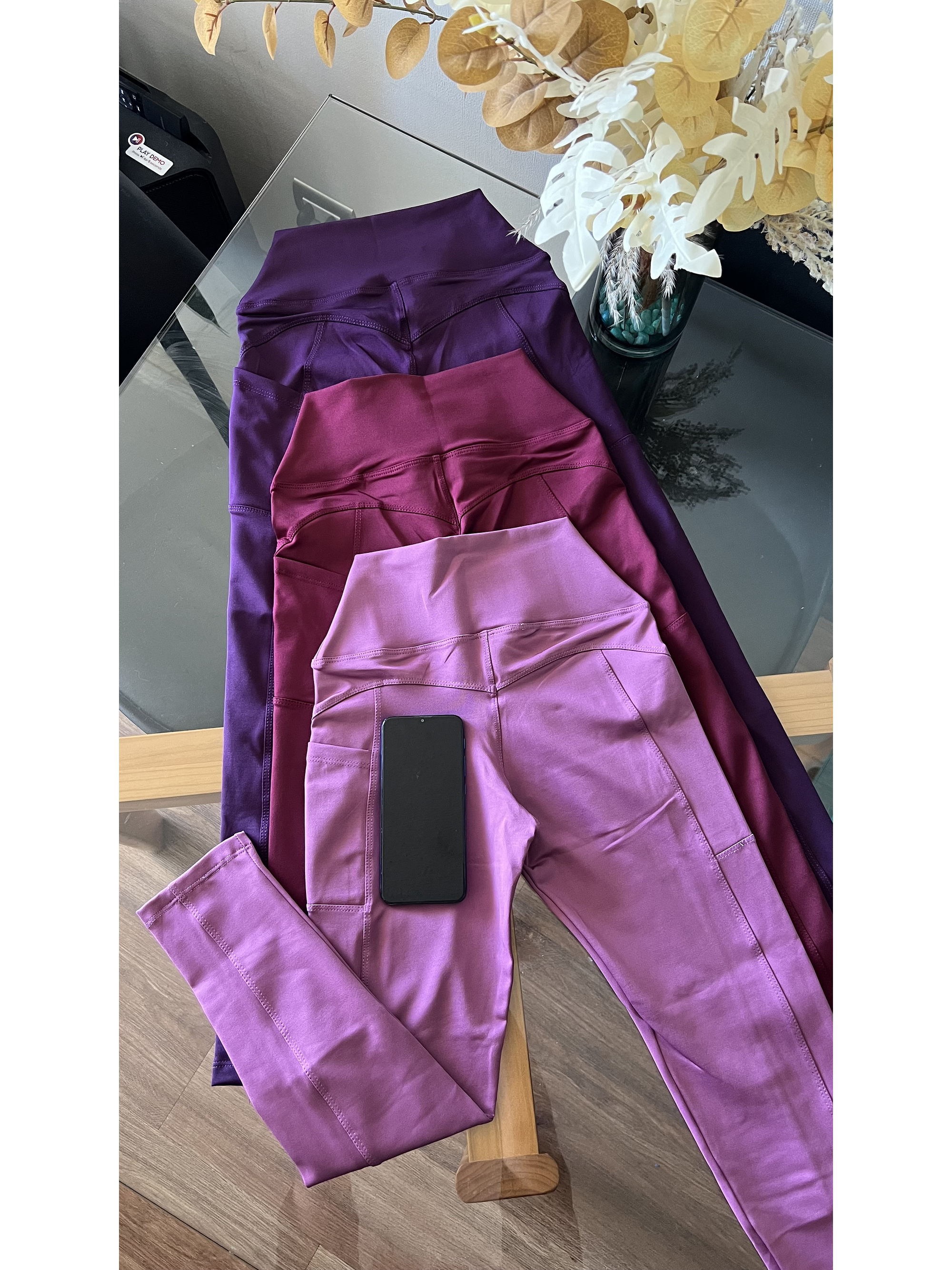 Calza con bolsillo pretina fajera 10