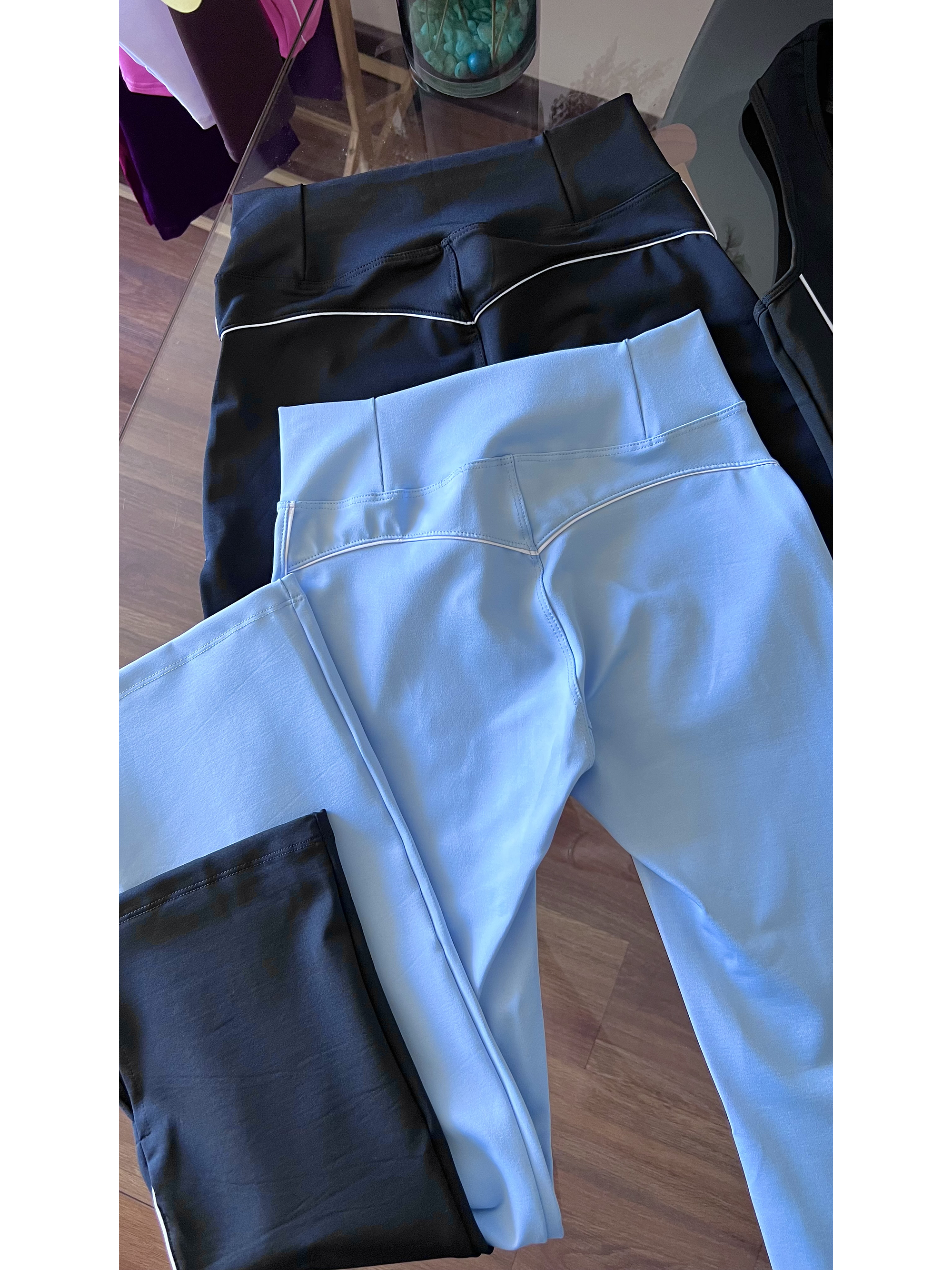 CALZA LINES FLARE SIN COSTURA  9