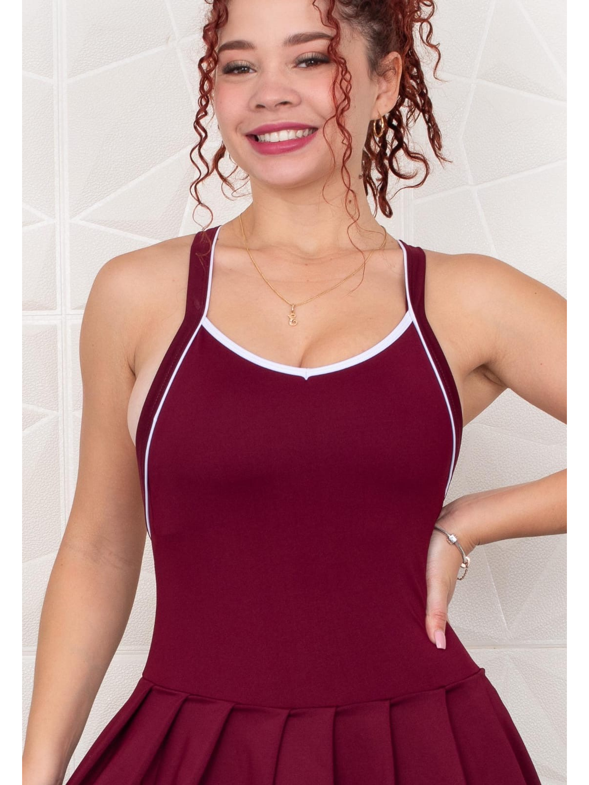 Enterito LINES falda plizada  3