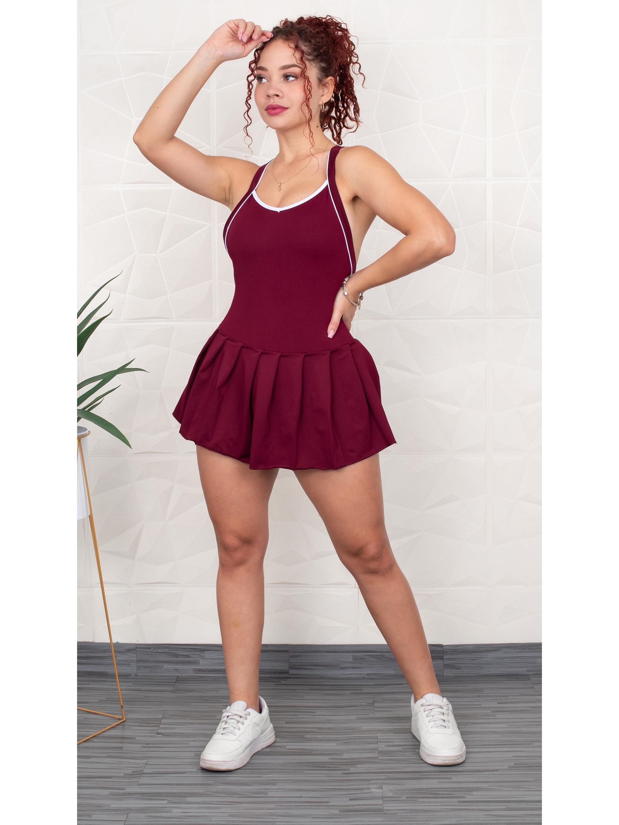 Enterito LINES falda plizada  4