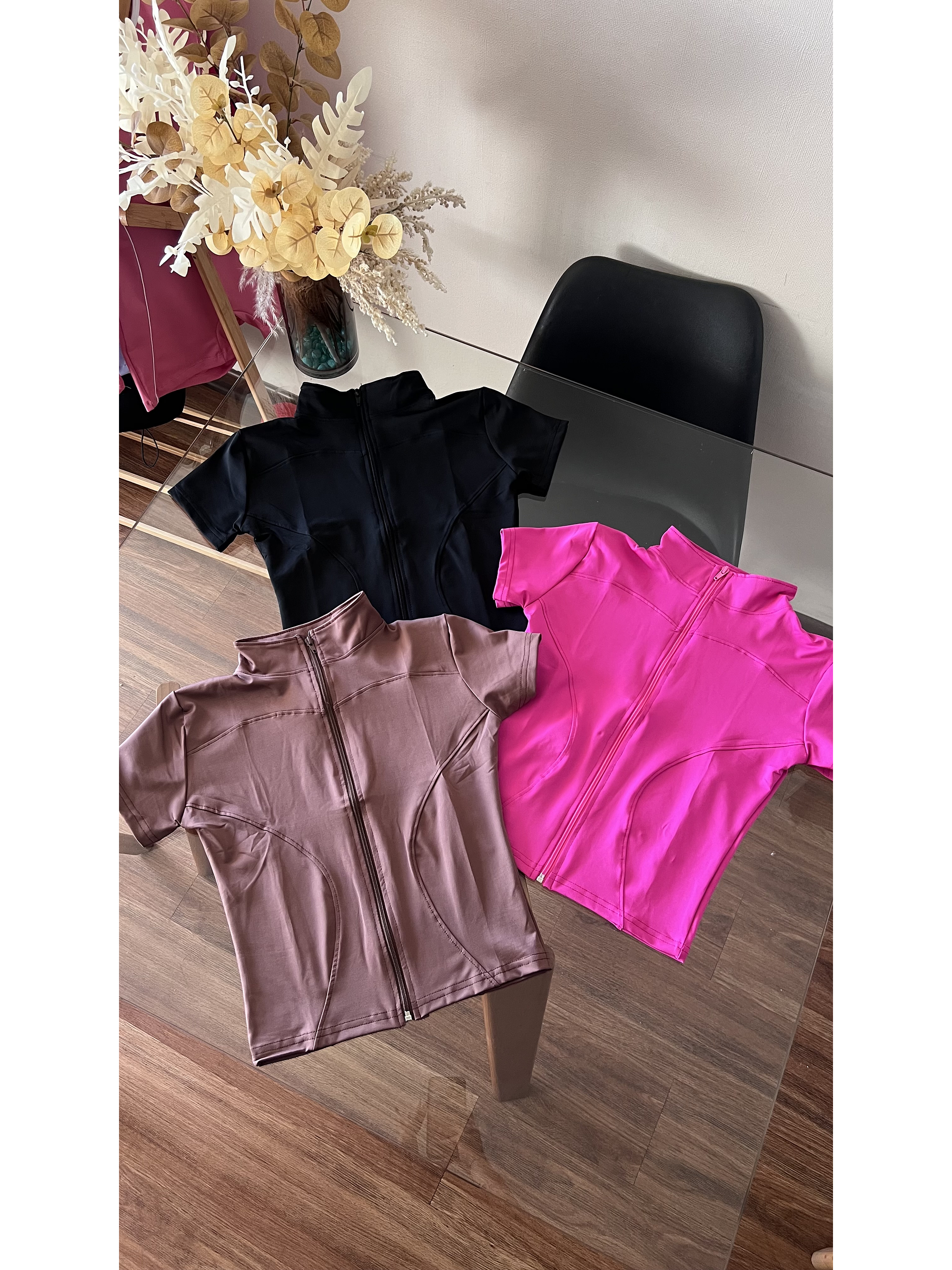 Polera de compresión manga corta cierre completo 5