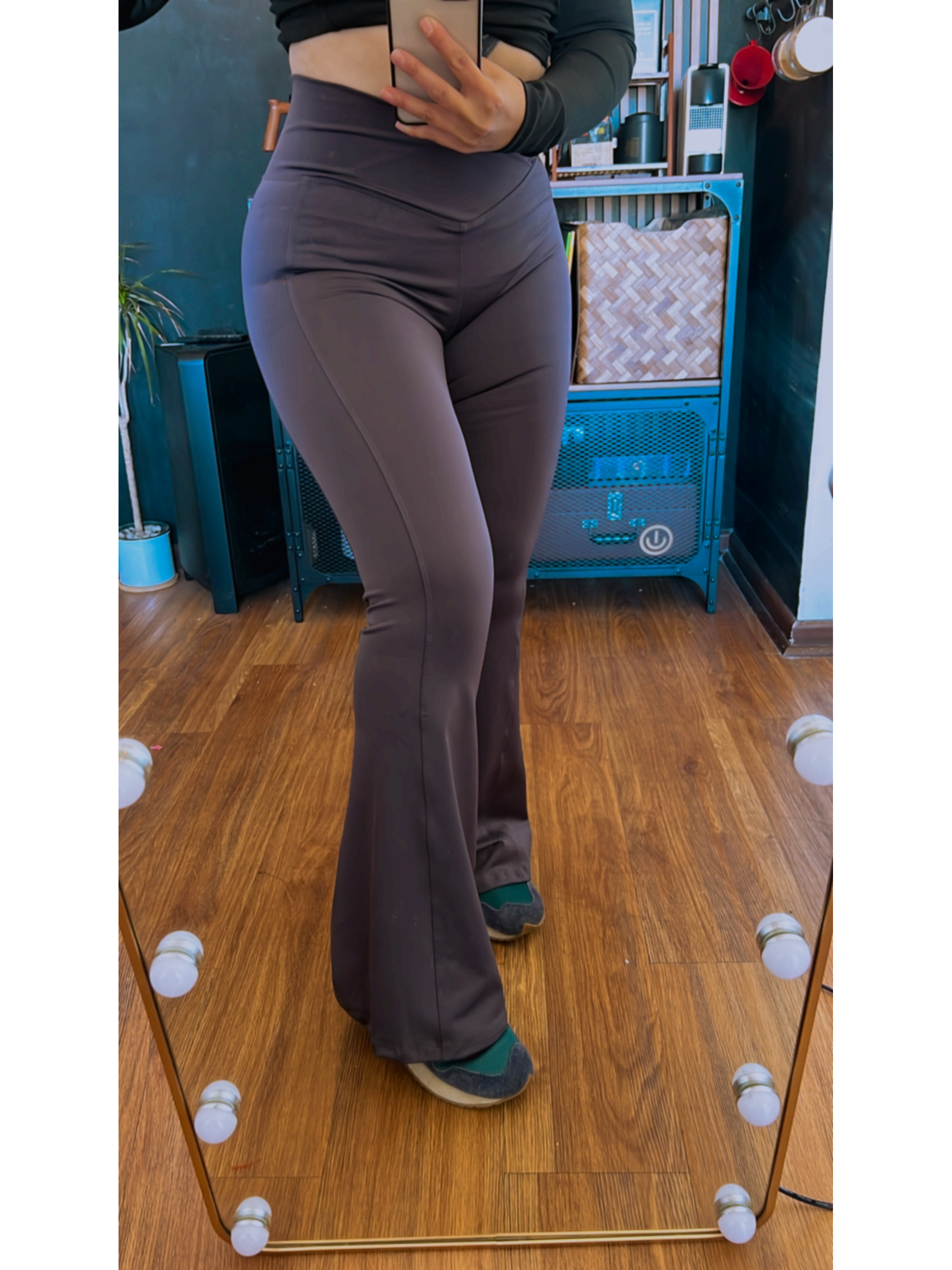 Calza flare pretina cruzada standard  1