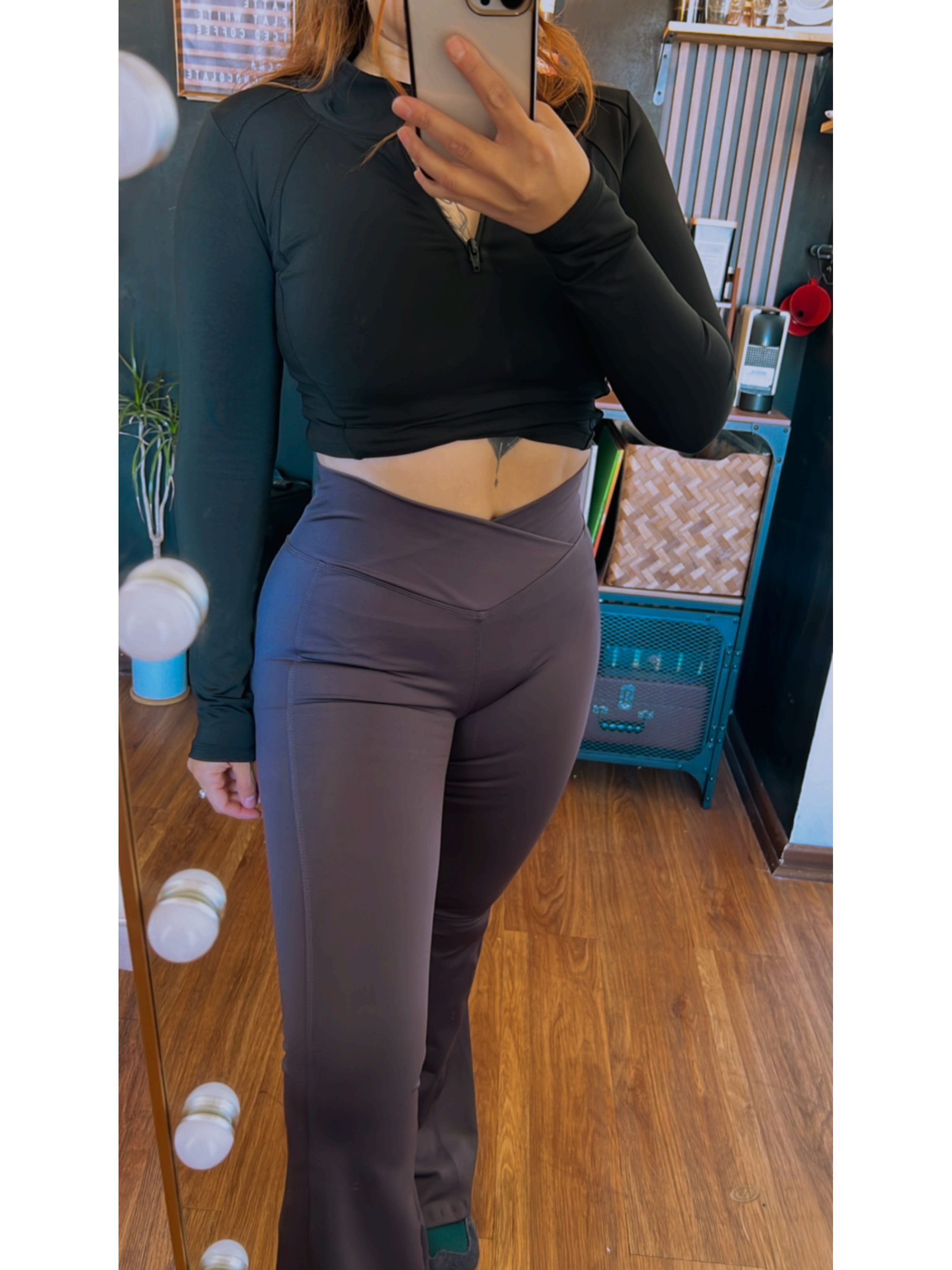 Calza flare pretina cruzada standard  9