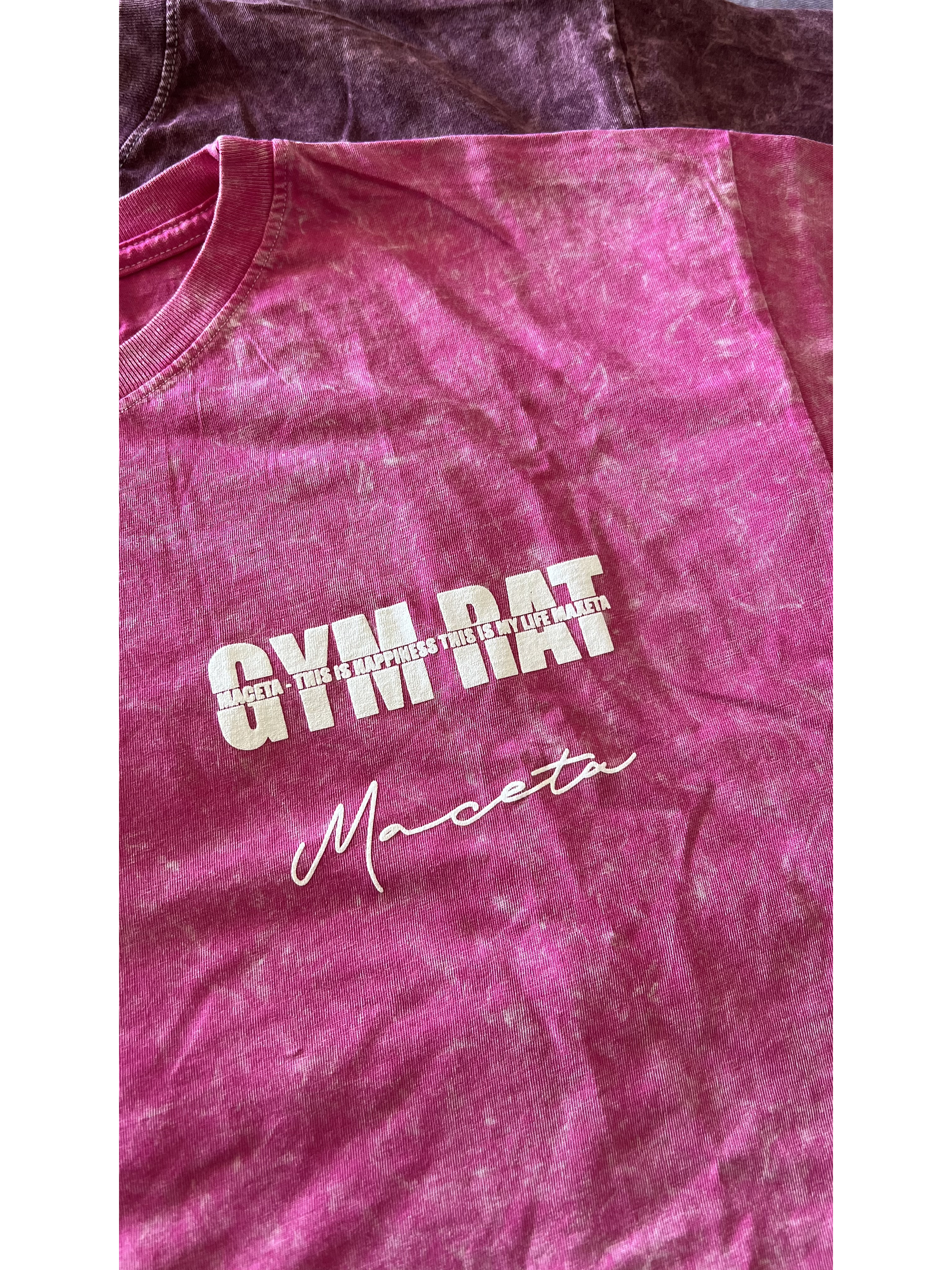 Polera crop top acid wash GYMRAT 7