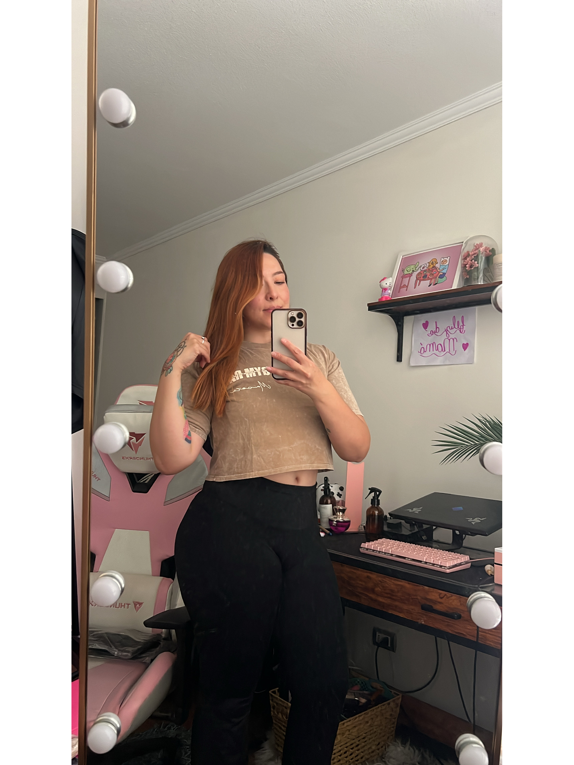 Polera crop top acid wash GYMRAT 12