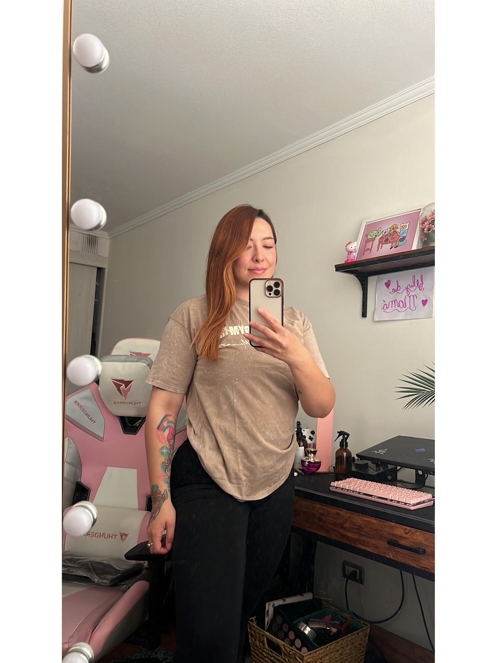 Polera larga acid wash GYMRAT 5