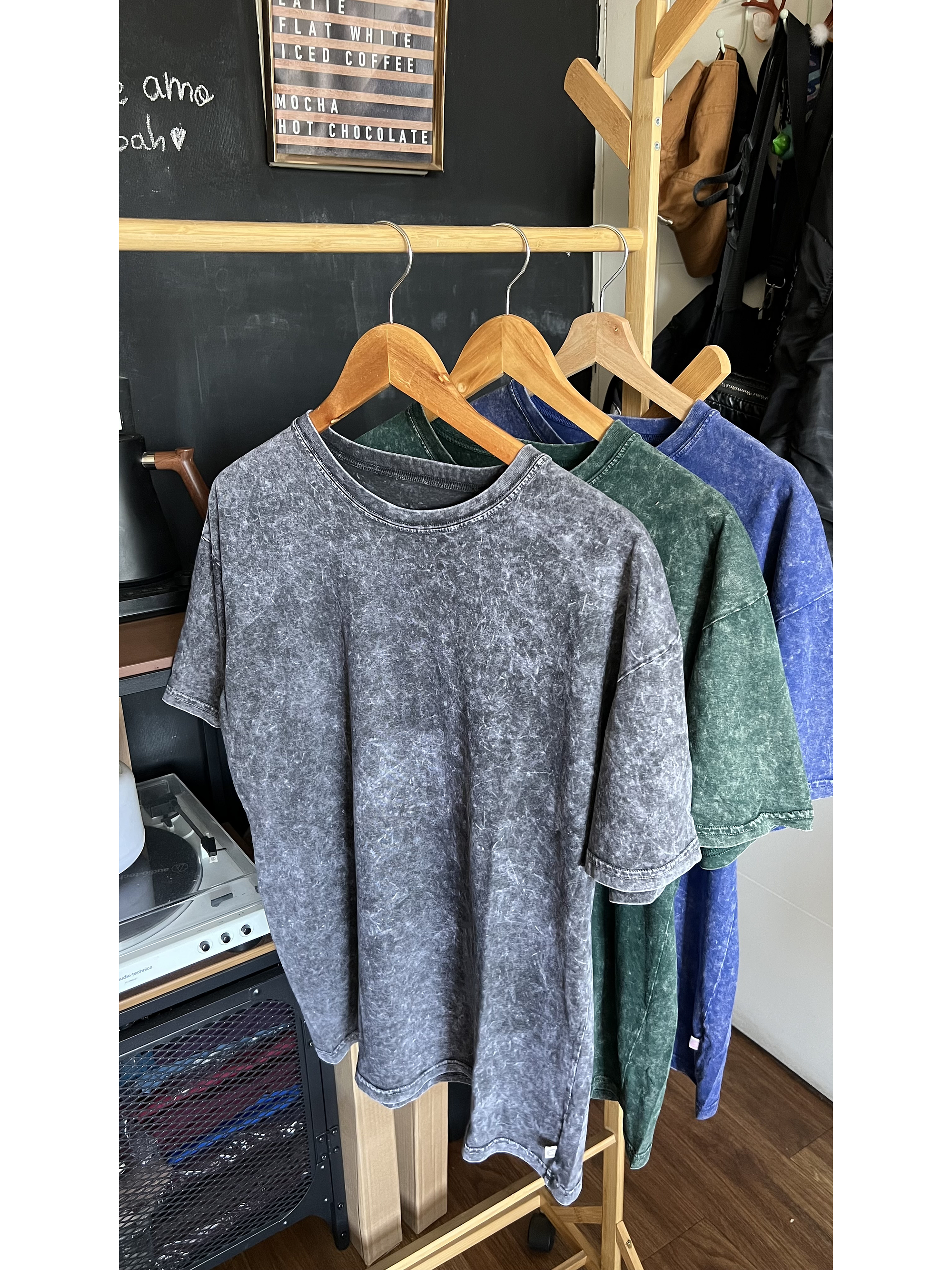 Poleras larga acid wash  1