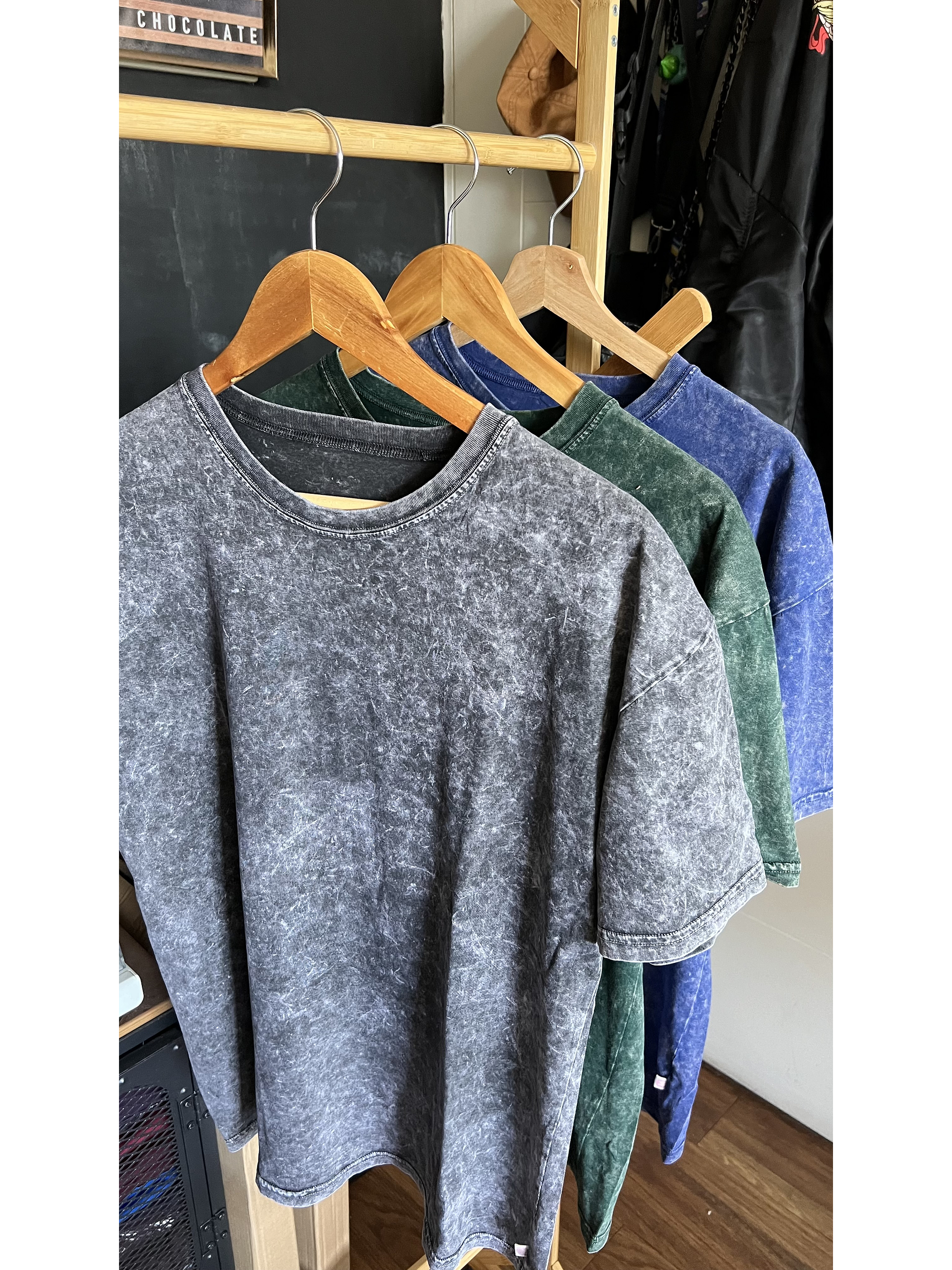 Poleras larga acid wash  3