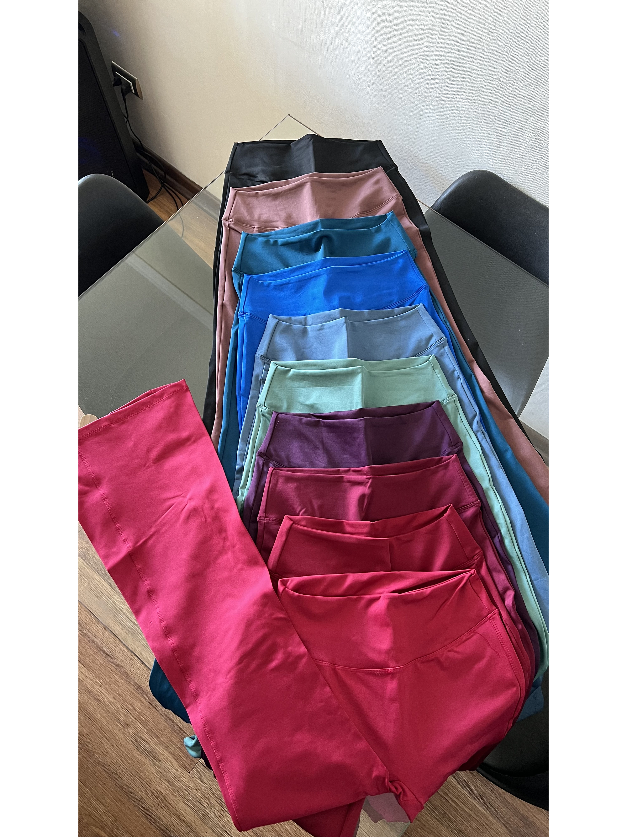 Calza flare sin corte delantero 11