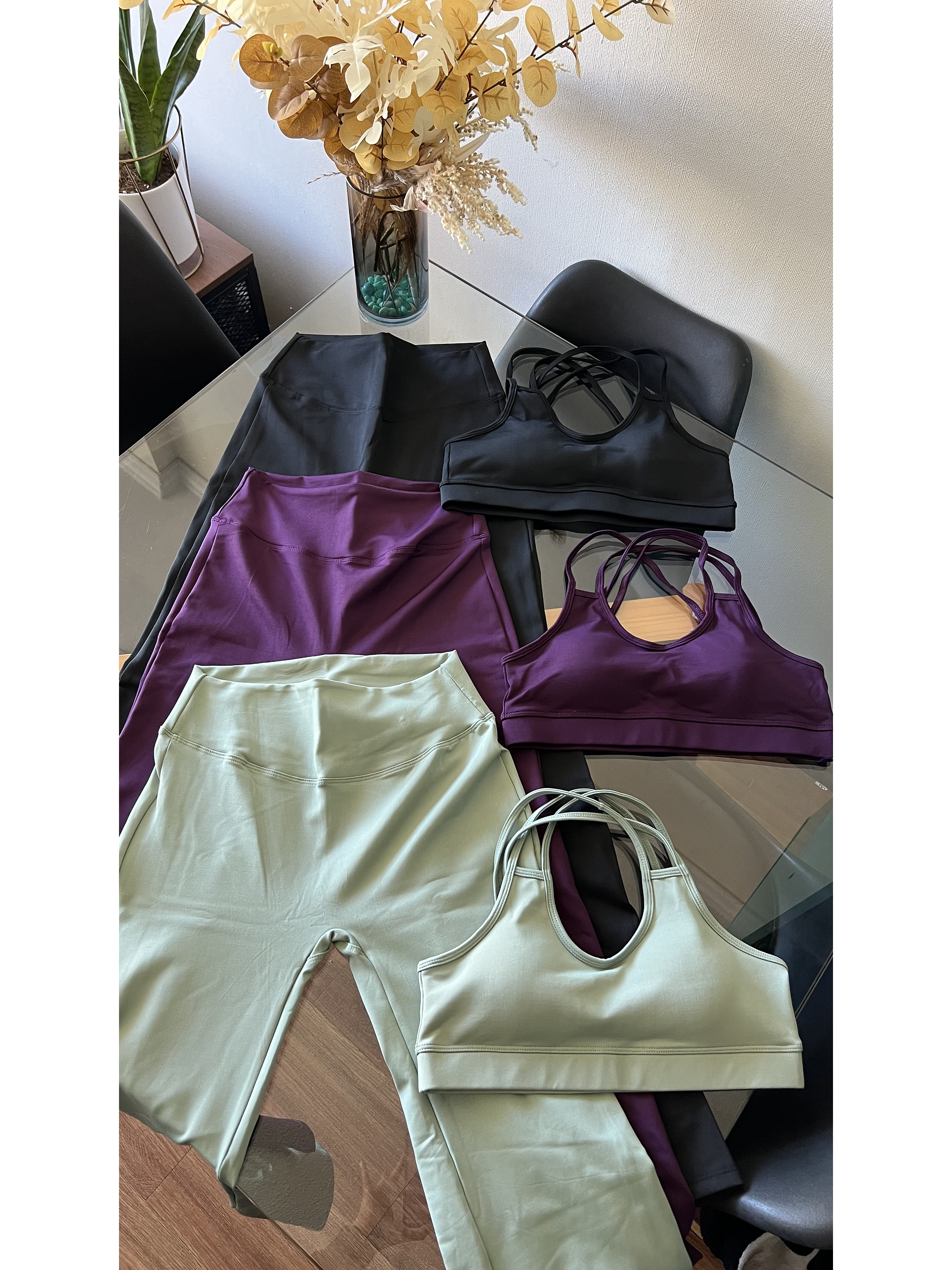 Calza flare sin corte delantero 12