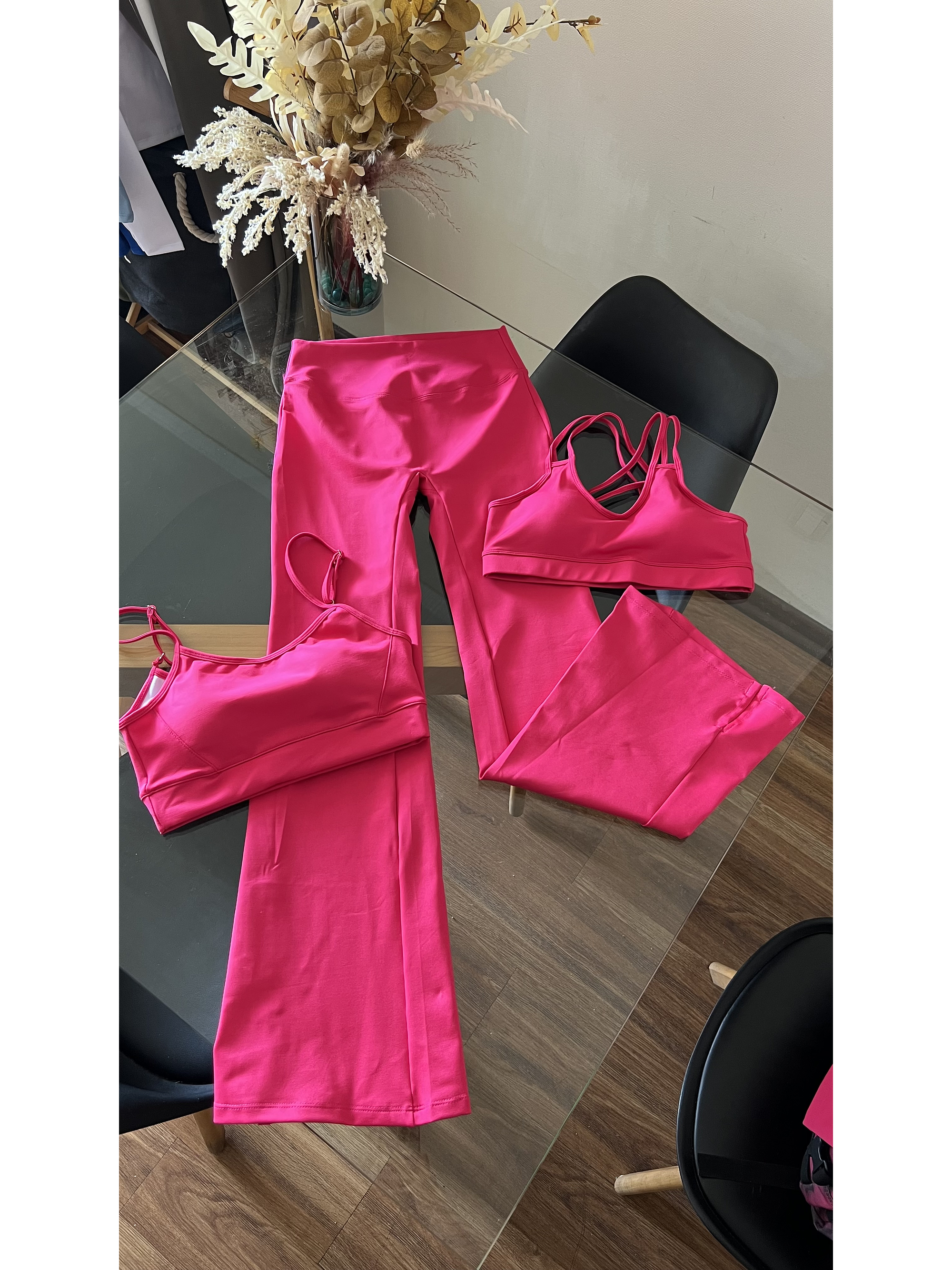 Calza flare sin corte delantero 3