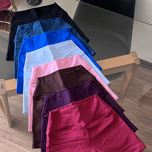 Short sin costura delantera 