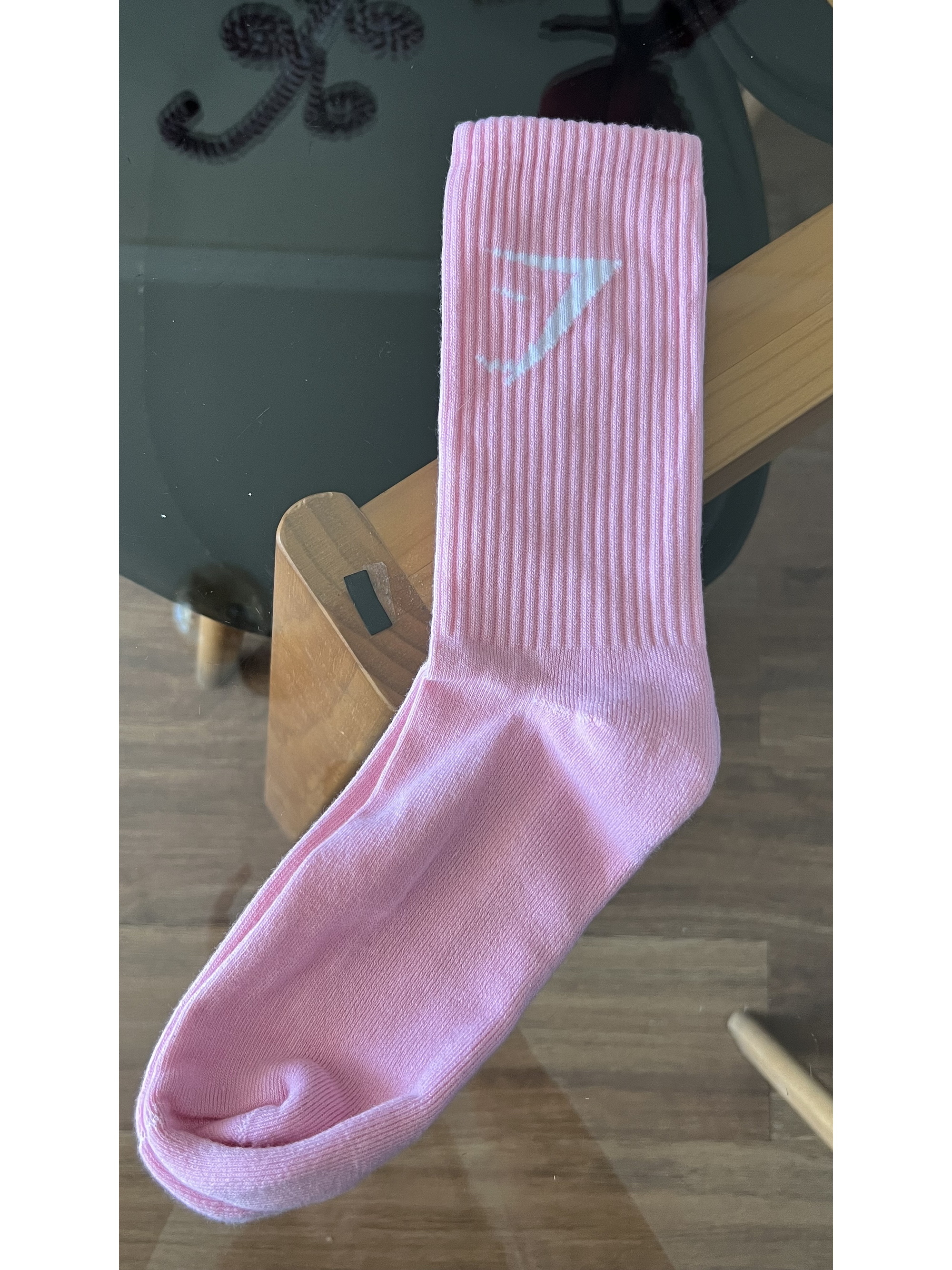 Calcetas rosado pastel gymshark 2