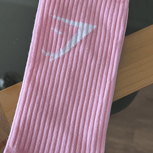 Calcetas rosado pastel gymshark