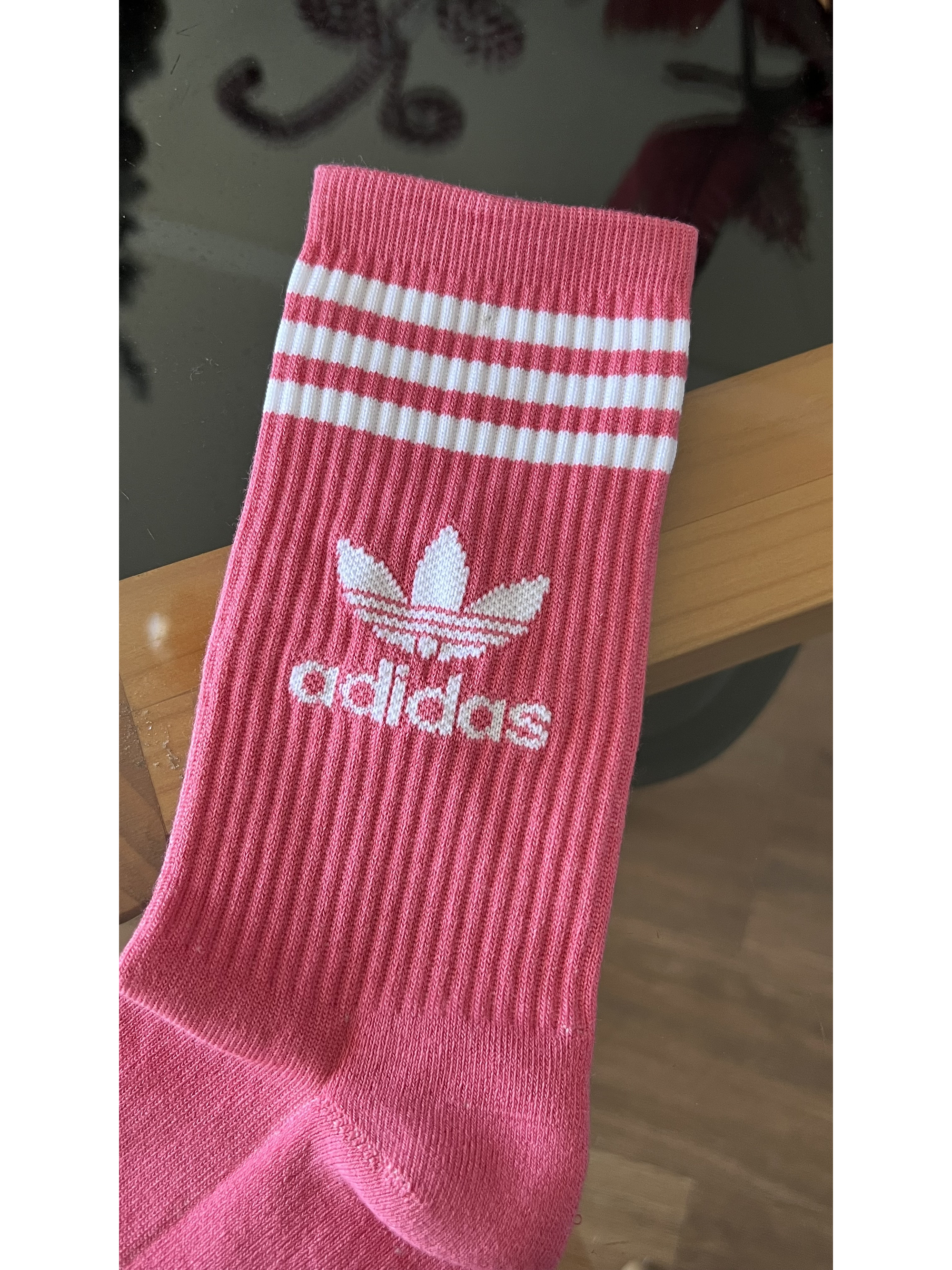 Calcetas adidas coral  1