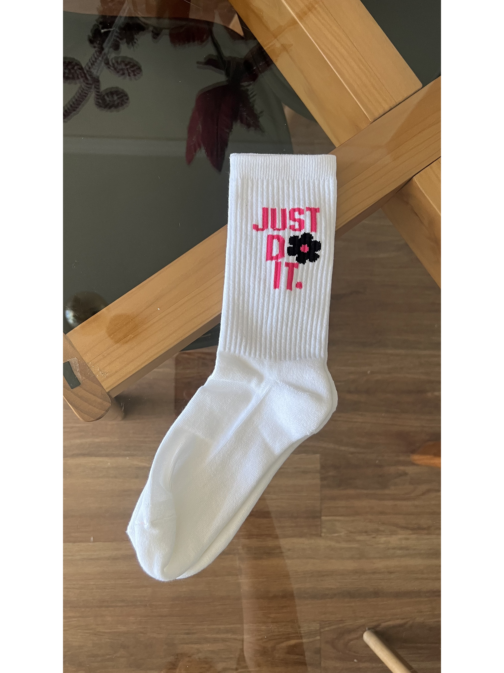 Calcetas just do it flor 1