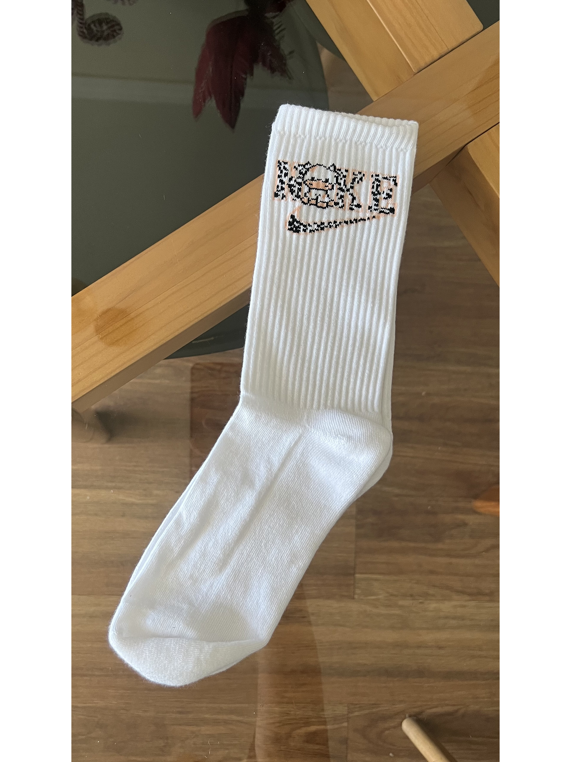 Calcetas blancas nike vaquita 2