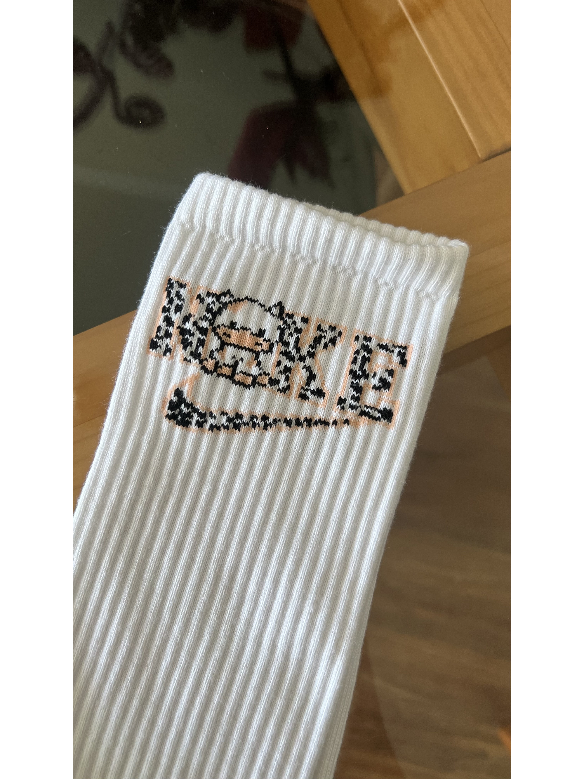 Calcetas blancas nike vaquita 1