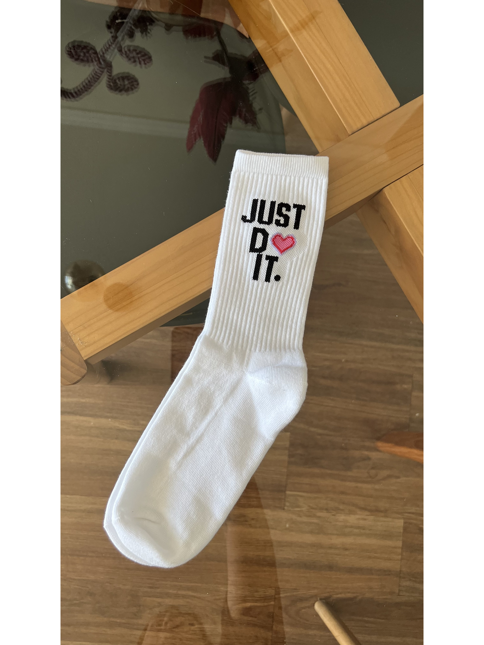 Calcetas just do it corazón 2