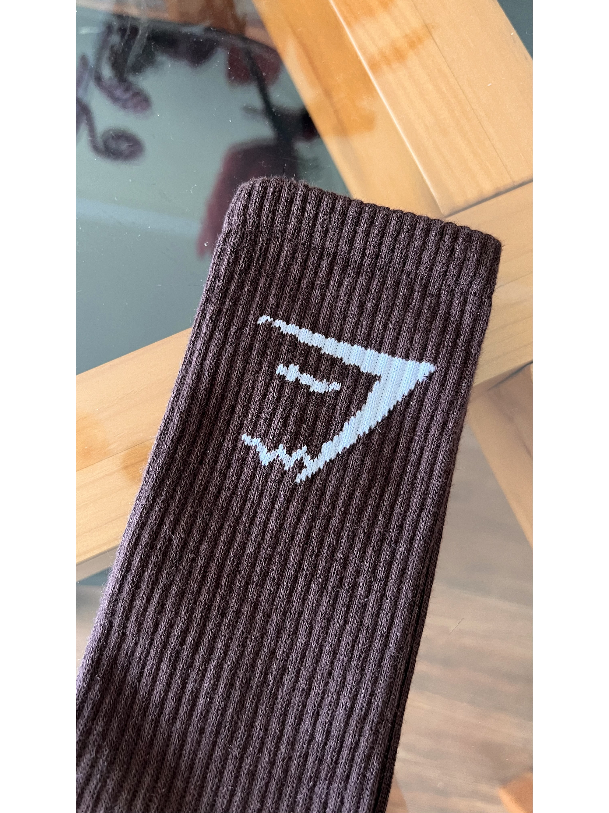 Calcetas gymshark espresso 1