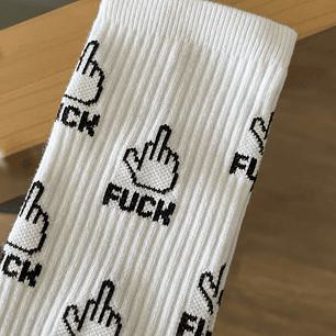 Calcetas blancas fuck