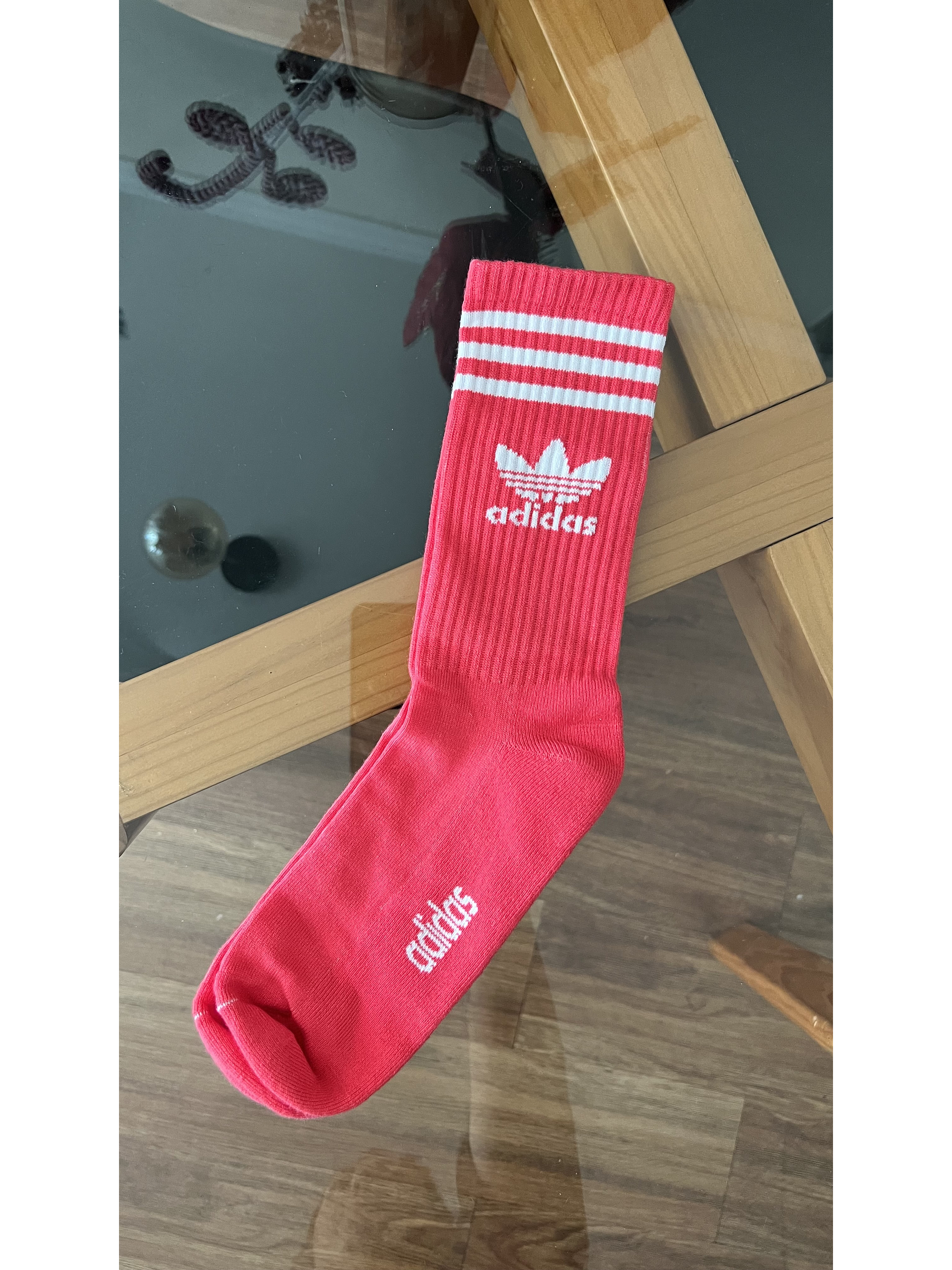 Calcetas adidas sandia logo blanco 1