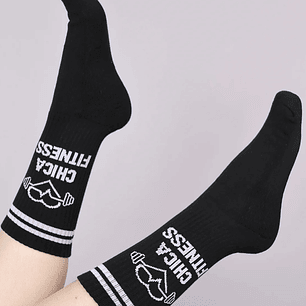 Calcetas chica fitness negra