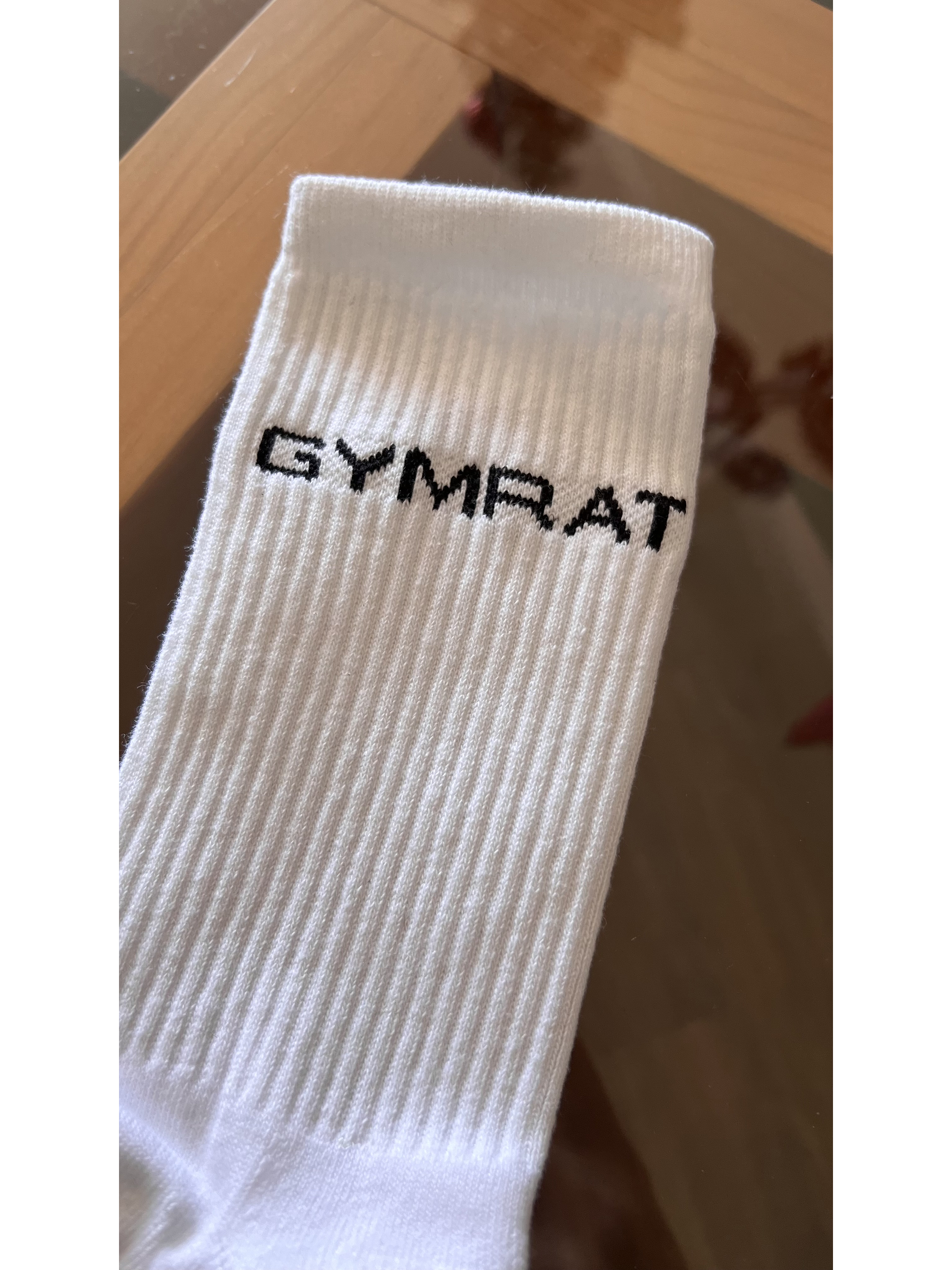 Calcetas blancas gymrat 1