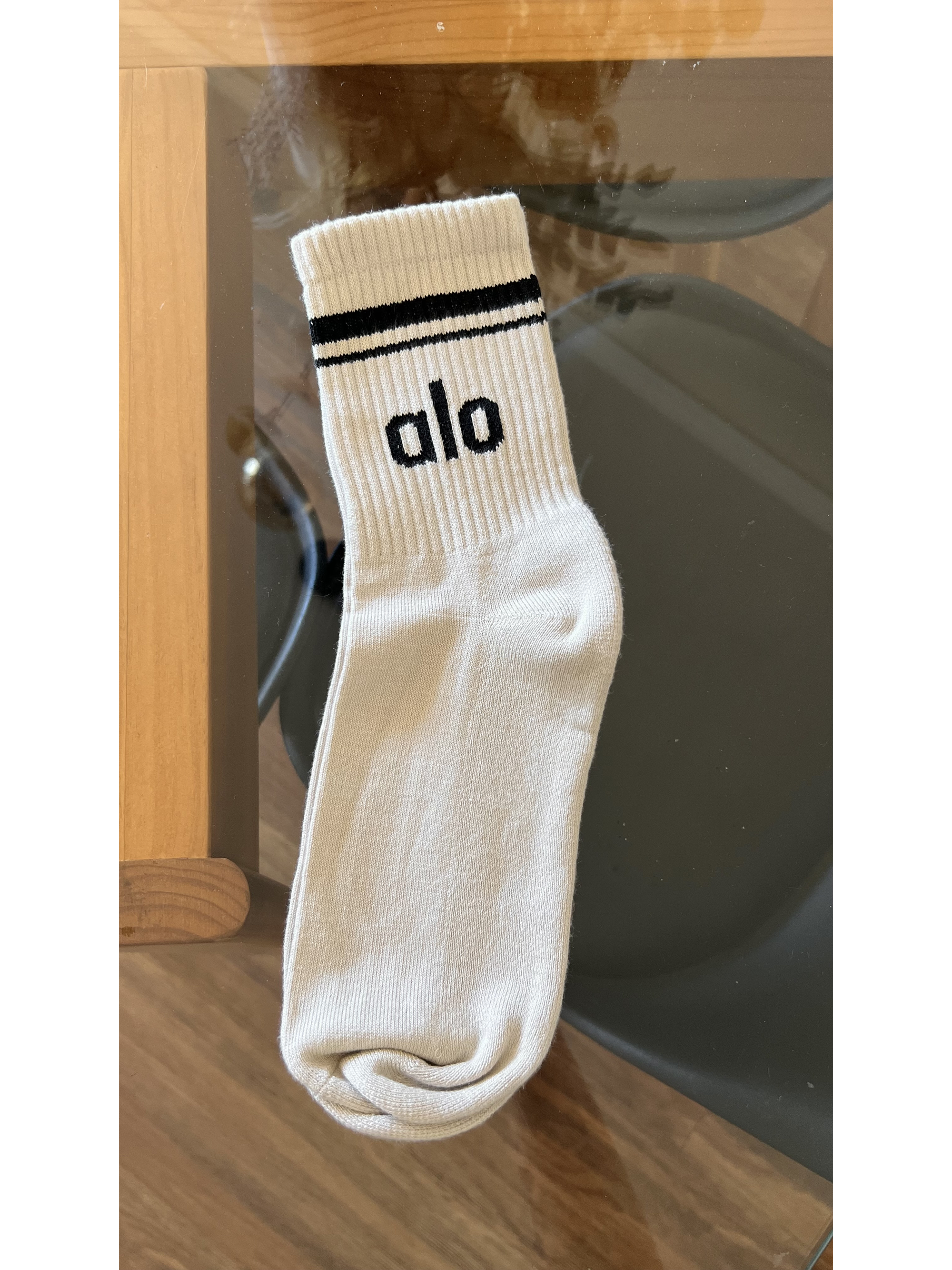 calcetas ALO 2/4 beige  2