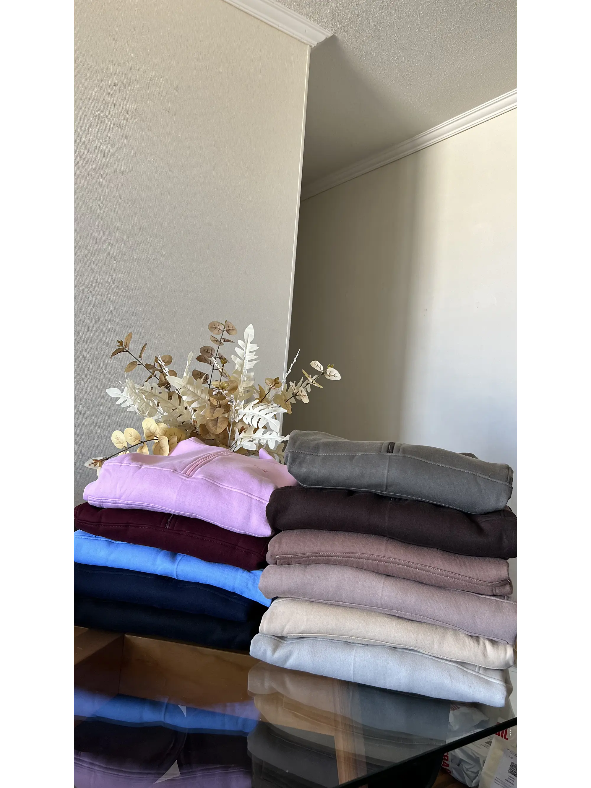 Poleron medio cierre y cuello tortuga oversized 12