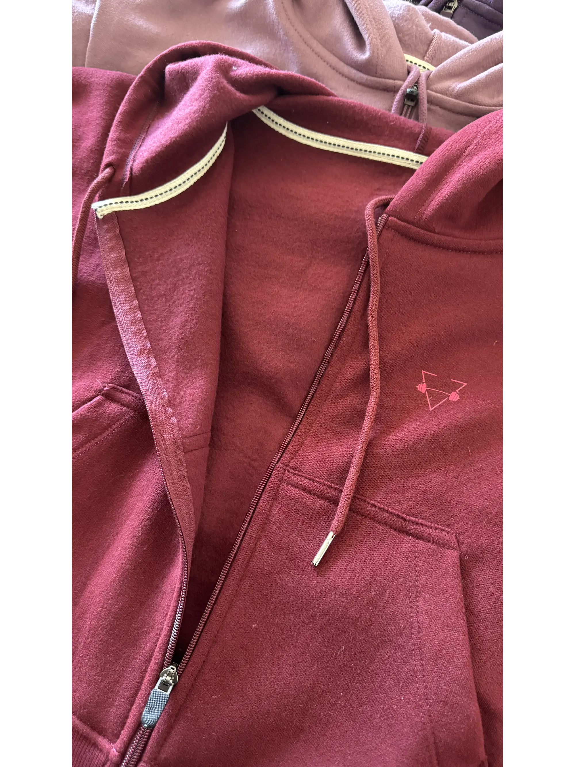 Hoodie Crop Boxy Fit con Cierre 9